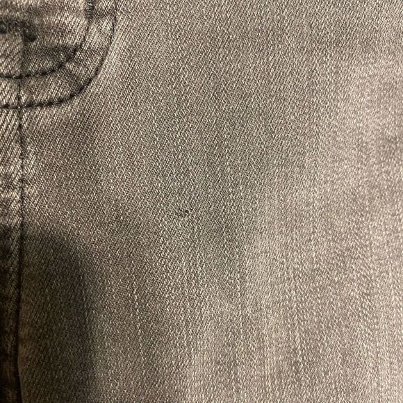 Madewell 10" High-Rise Skinny Jeans Kerns Wash Grey Raw Hem Jeans Size 24 - Picture 6 of 6